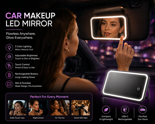 Car makeup LED Mirror